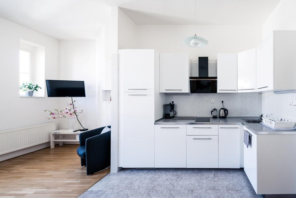 Modern Apartment Riegrovy Sady Praha Ruang foto