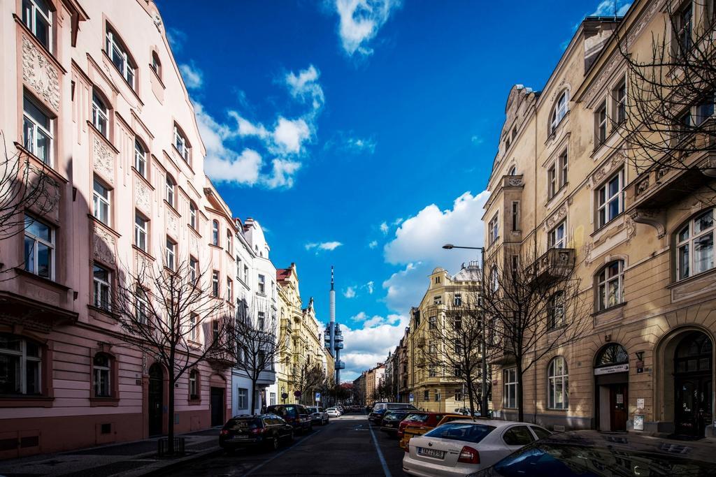 Modern Apartment Riegrovy Sady Praha Bagian luar foto